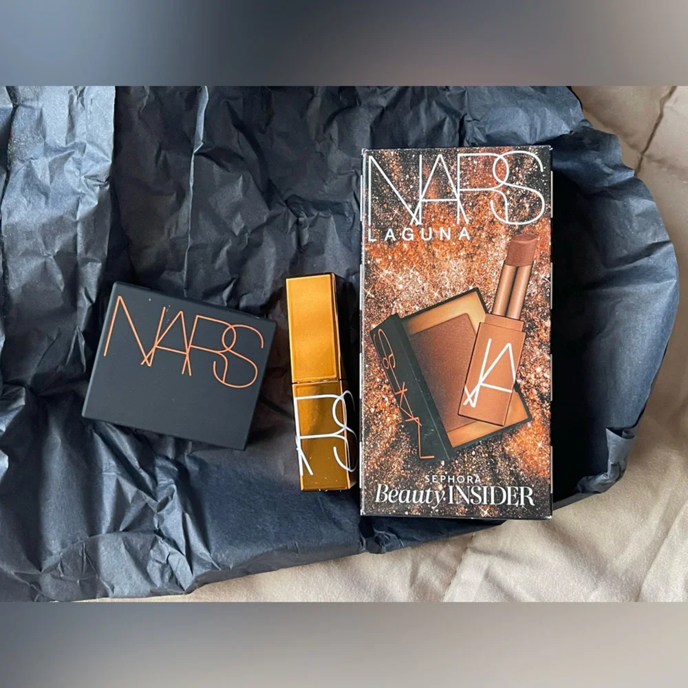 NARS LAGUNA Mini Bronzer & Lip Balm Sephora Birthday Gift Set of 2 | New In Box
